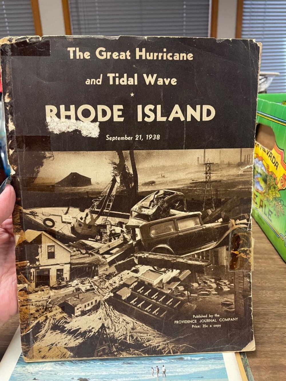 RARE 1938 PROVIDENCE JOURNAL HURRICANE DOCUMENTATION | Historic New England Disa